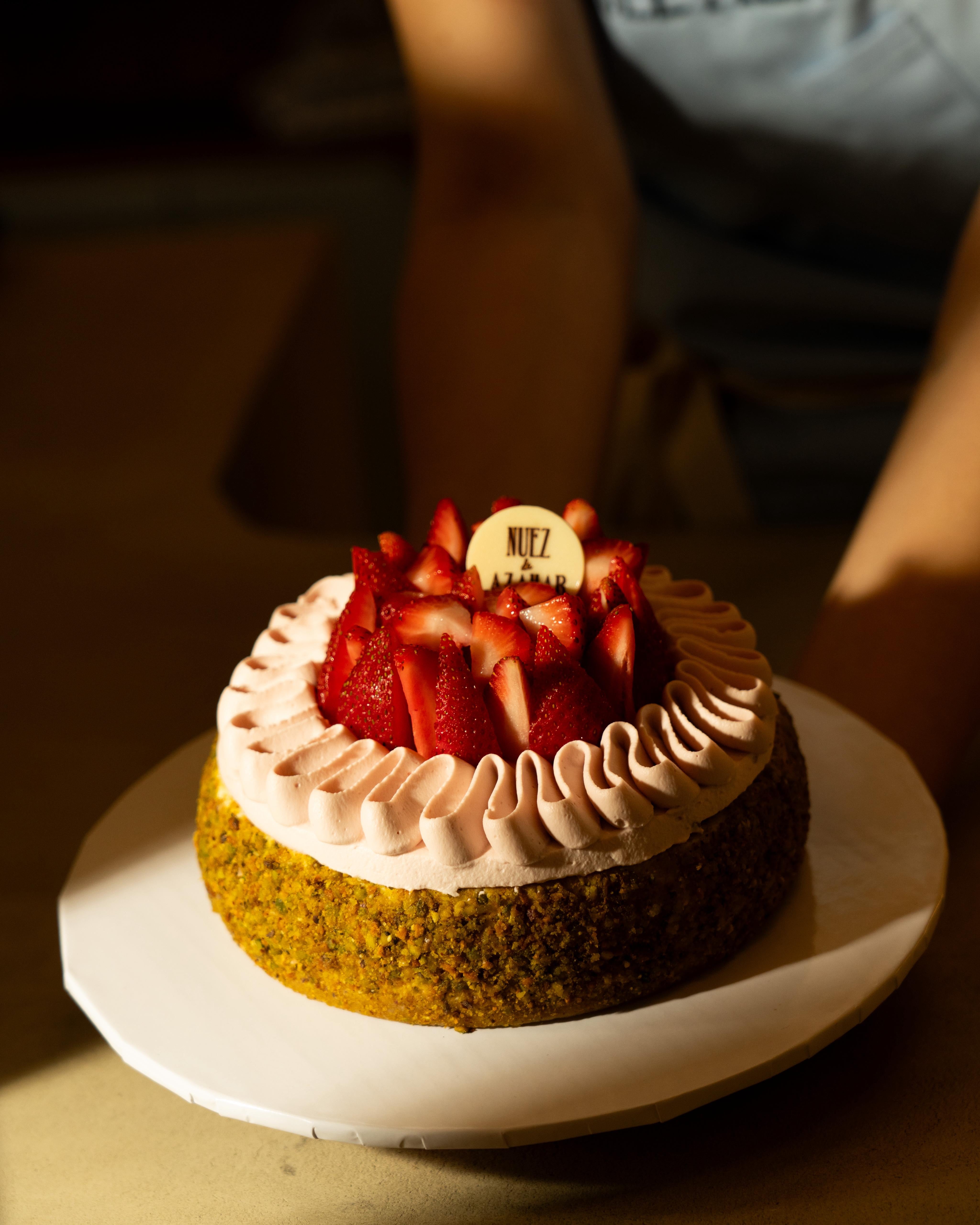 Strawberry Pistachito Cheesecake