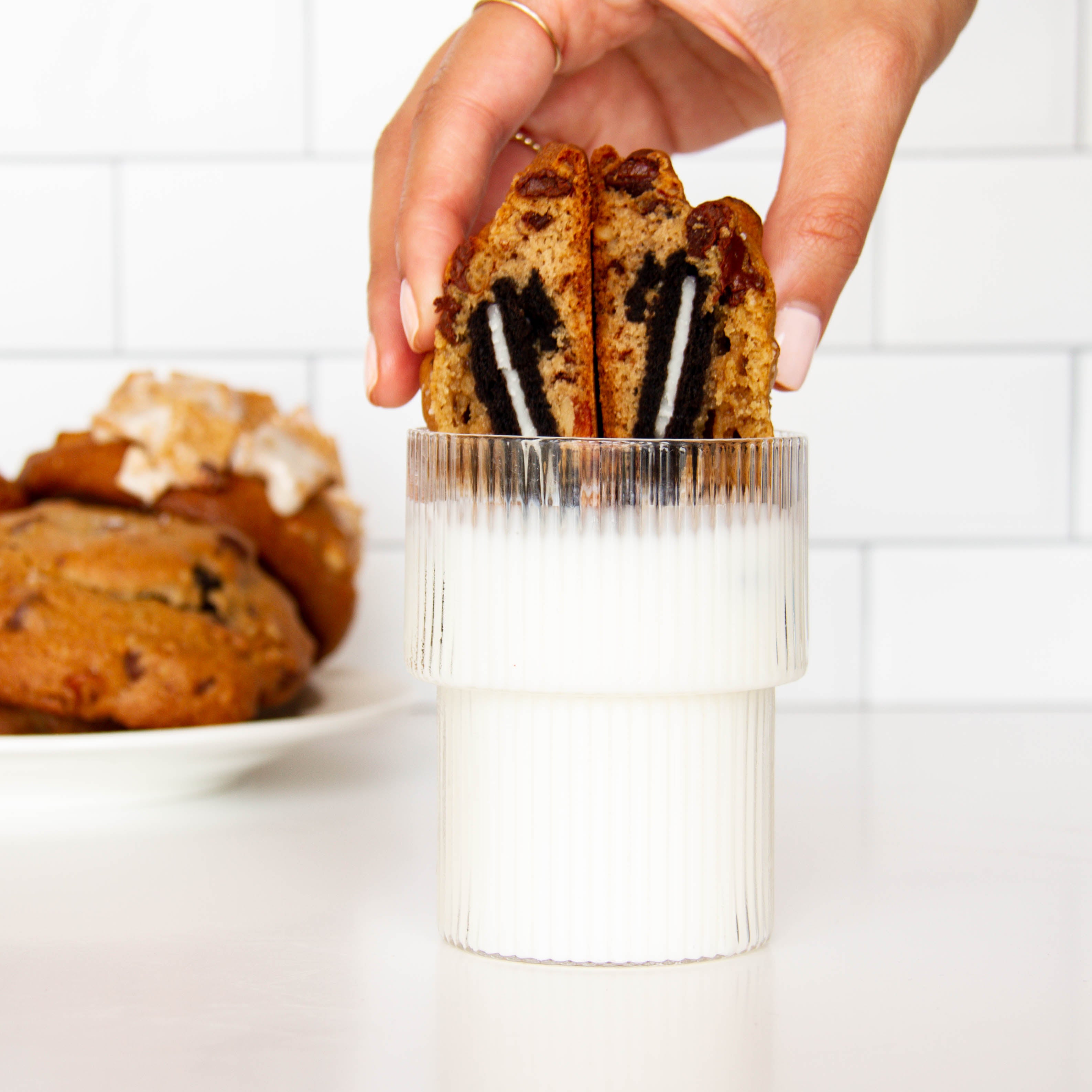 Chocolate Chip filled with Oreo