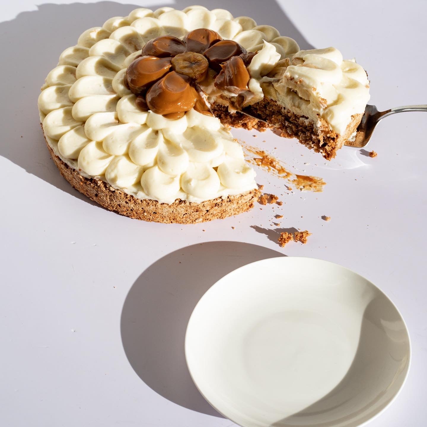 Mostachón Banana Brûlée